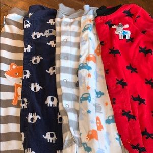 5 Footed fleece pajamas